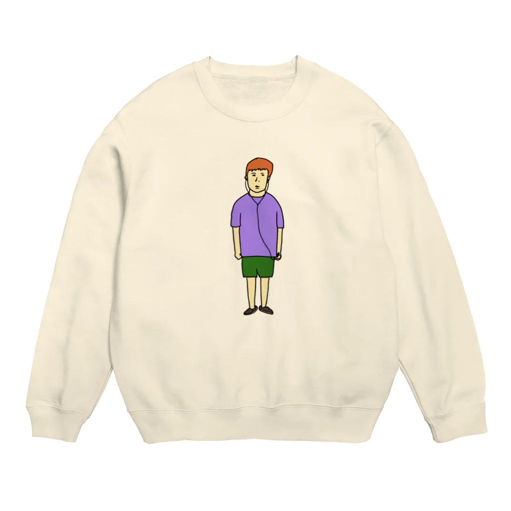 しゃい君🍬のしゃい君 Crew Neck Sweatshirt