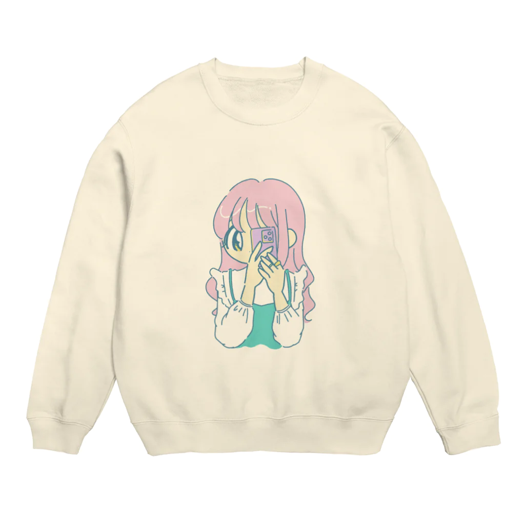 微々子(Viviko)のインスタガール Crew Neck Sweatshirt