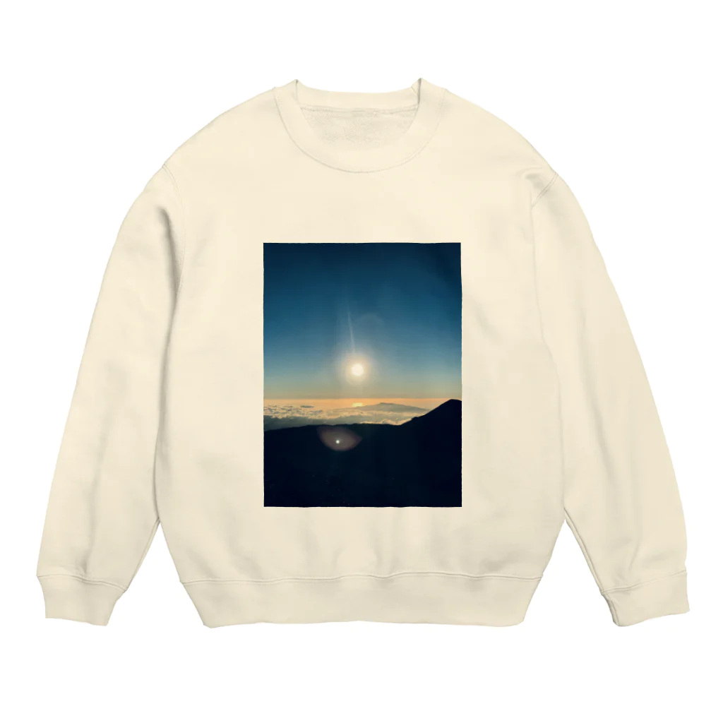 いつかの景色の目覚め Crew Neck Sweatshirt