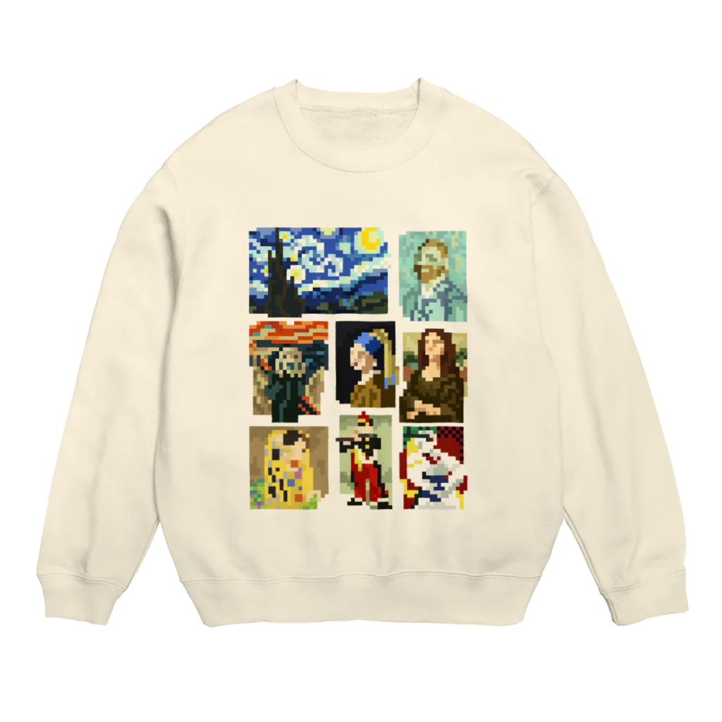 すとろべりーガムFactoryのドット美術館 Crew Neck Sweatshirt