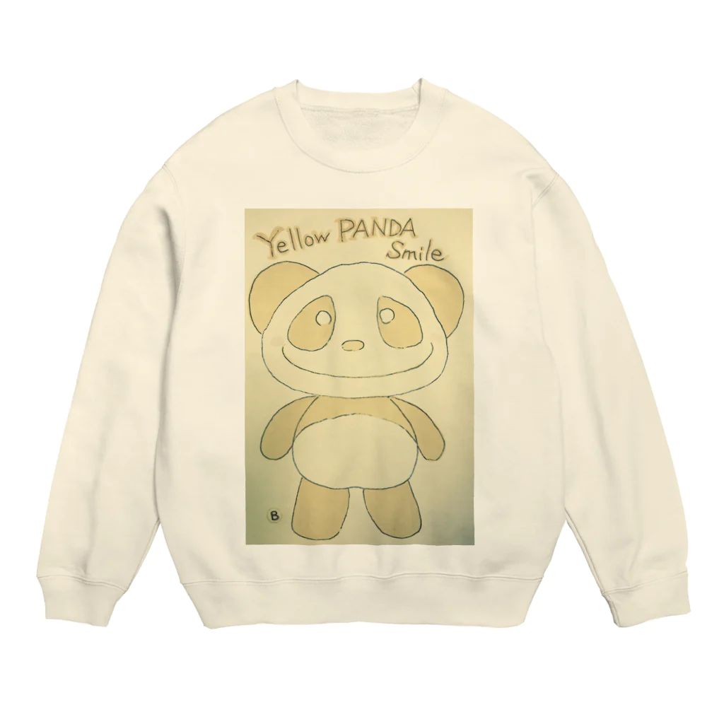 イエローパンダ スマイルのイエローパンダスマイル Crew Neck Sweatshirt