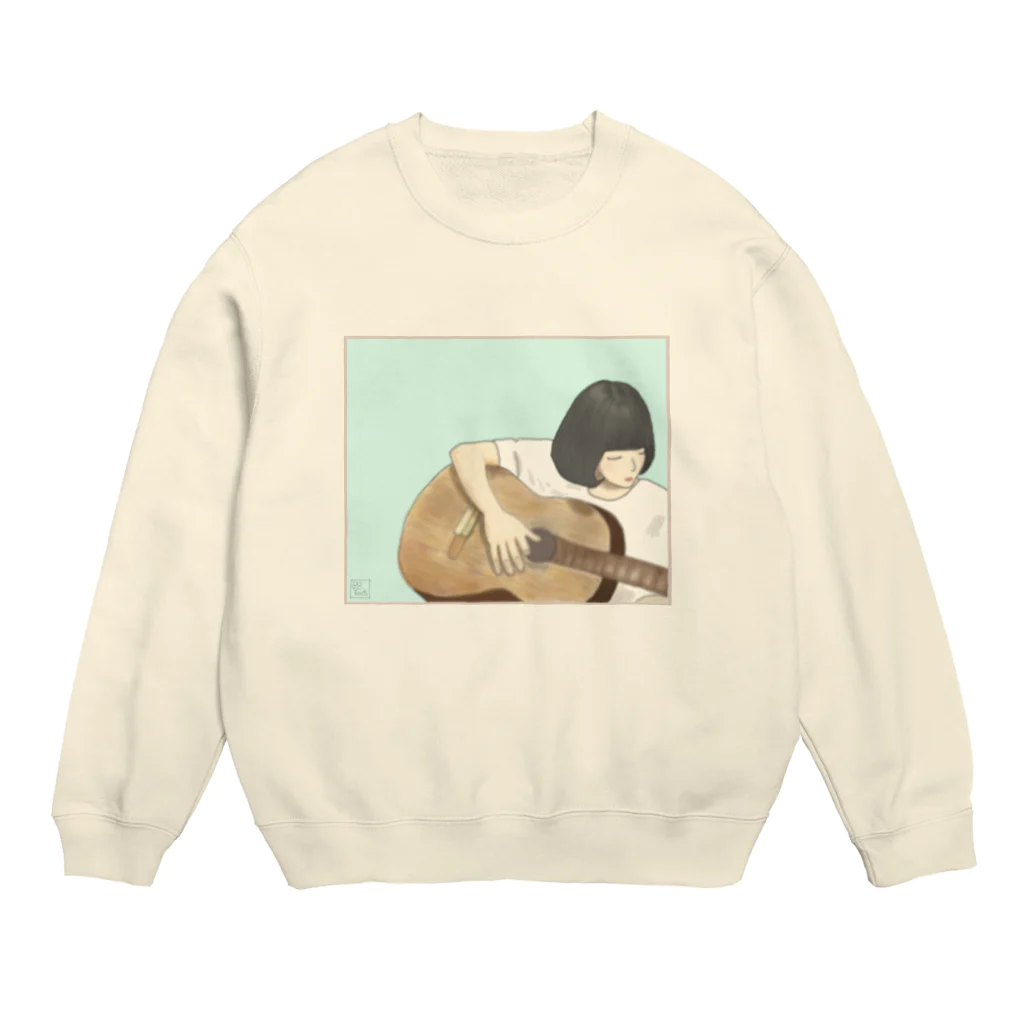 のんつ屋の初めてのボブ Crew Neck Sweatshirt