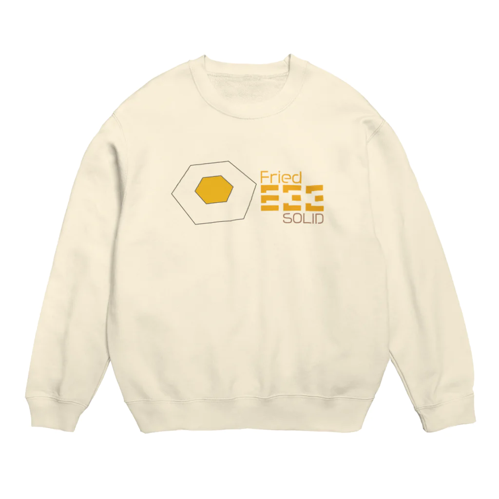 Zat-Boxのカクカク目玉焼き Crew Neck Sweatshirt