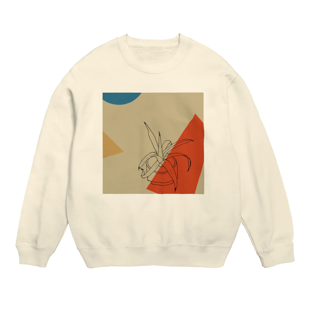 もぐら商店　のアガベ Crew Neck Sweatshirt