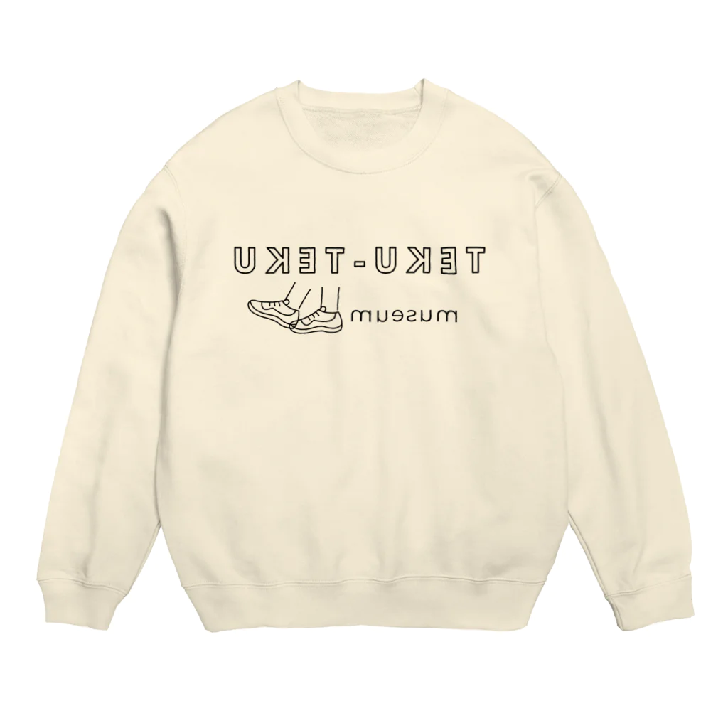 てくてく美術館 公式ミュージアムショップの見方を反転する、てくてく美術館 Crew Neck Sweatshirt