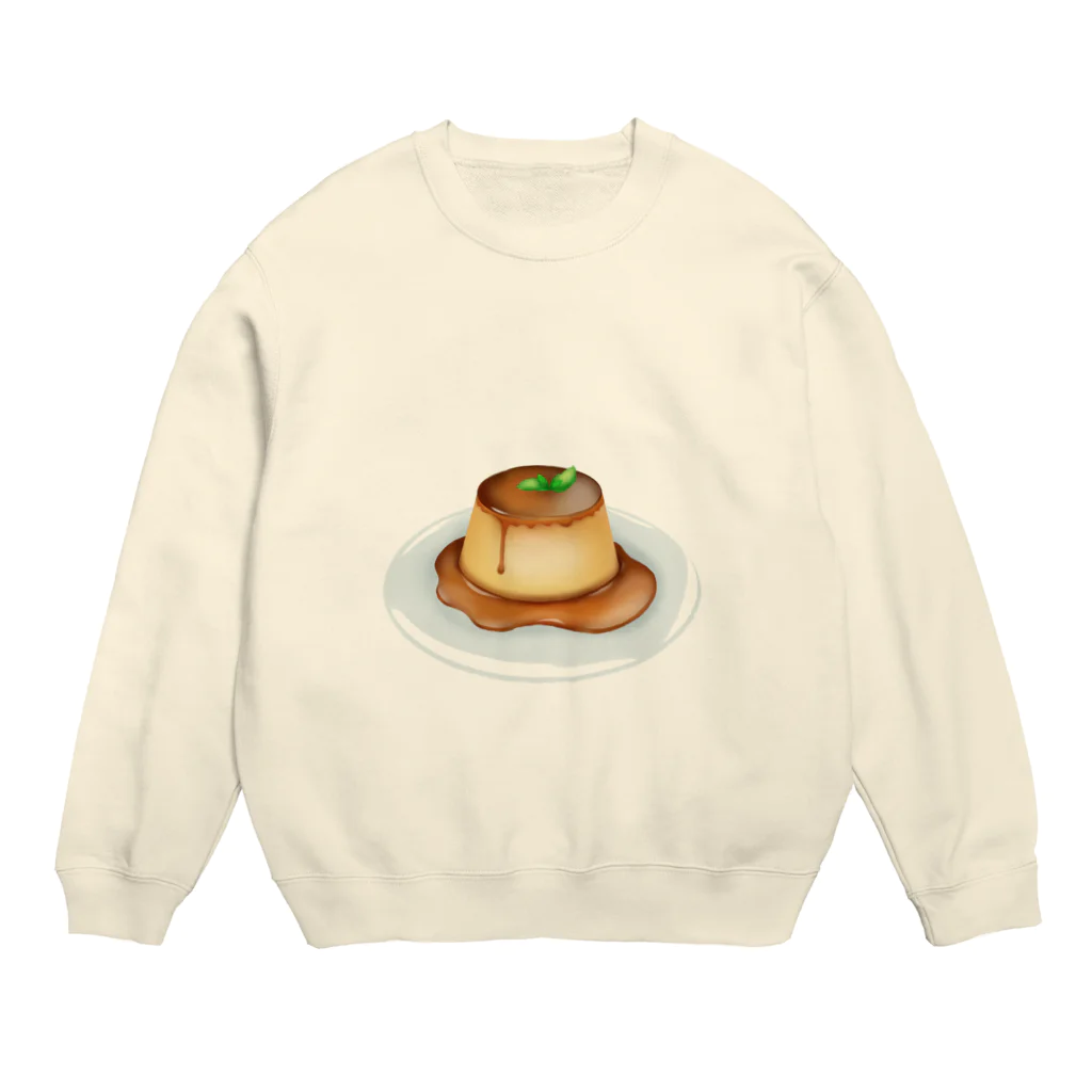 Herb Gardenのぷるぷるプリン Crew Neck Sweatshirt