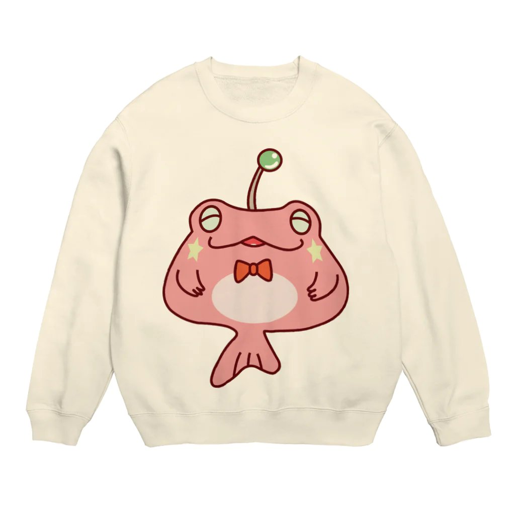 CHURAのカエルアンコウ Crew Neck Sweatshirt