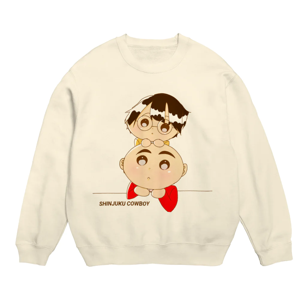 新宿カウボーイ商店の新宿カウボーイ『かねきよon石沢デザイン』 Crew Neck Sweatshirt