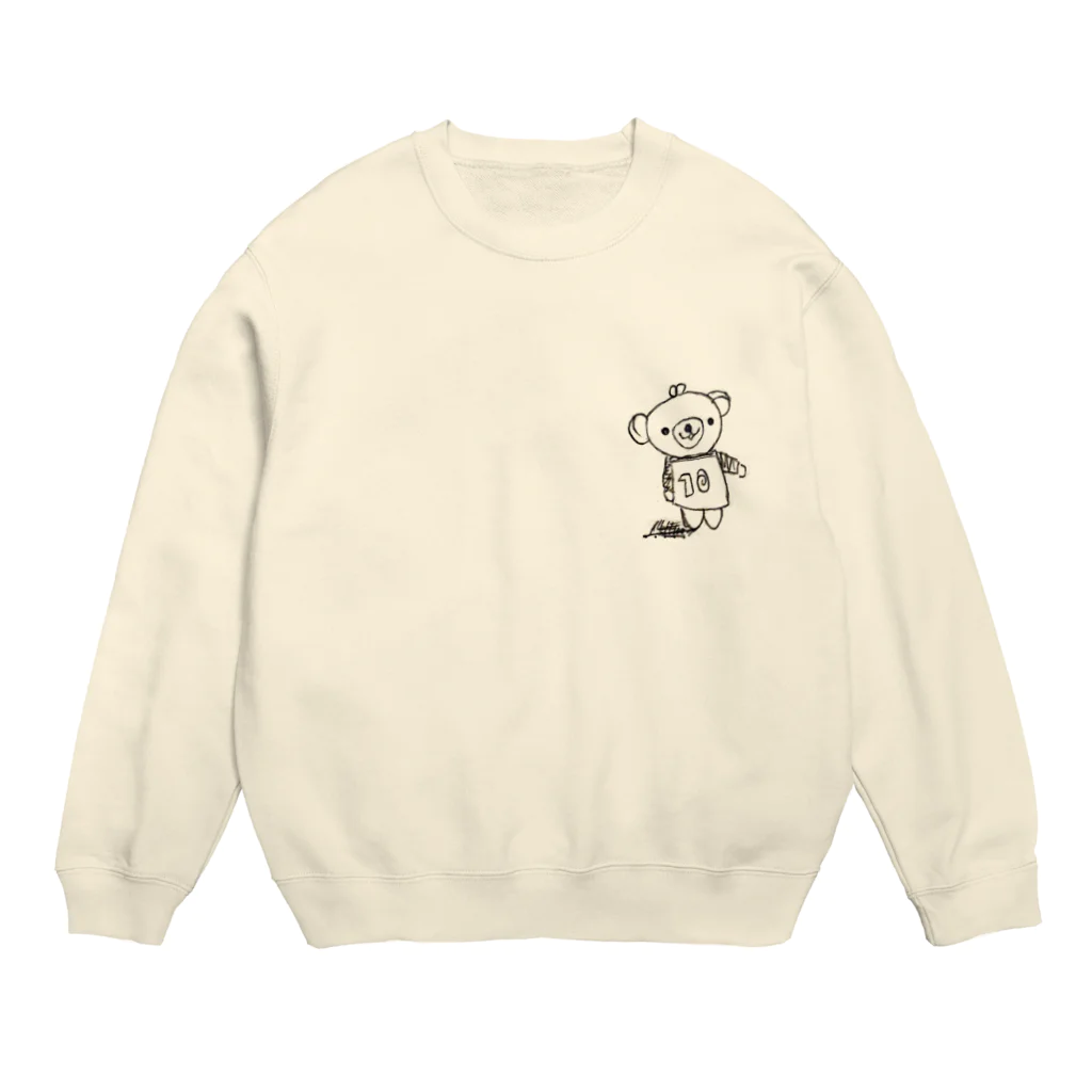 がまぐちこぐまのといといのこぐましろくろ Crew Neck Sweatshirt