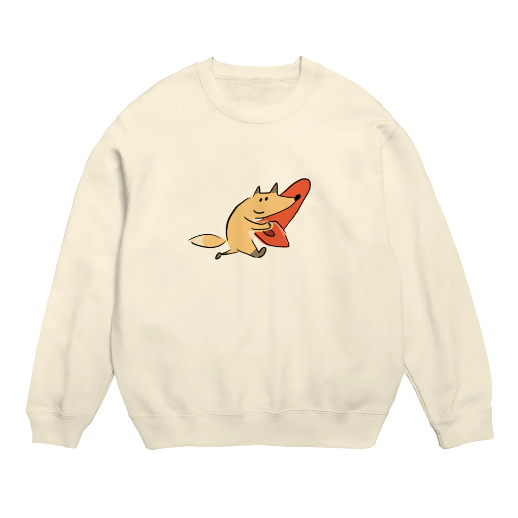 けちゃっぷごはんのお店のコーンきつね Crew Neck Sweatshirt