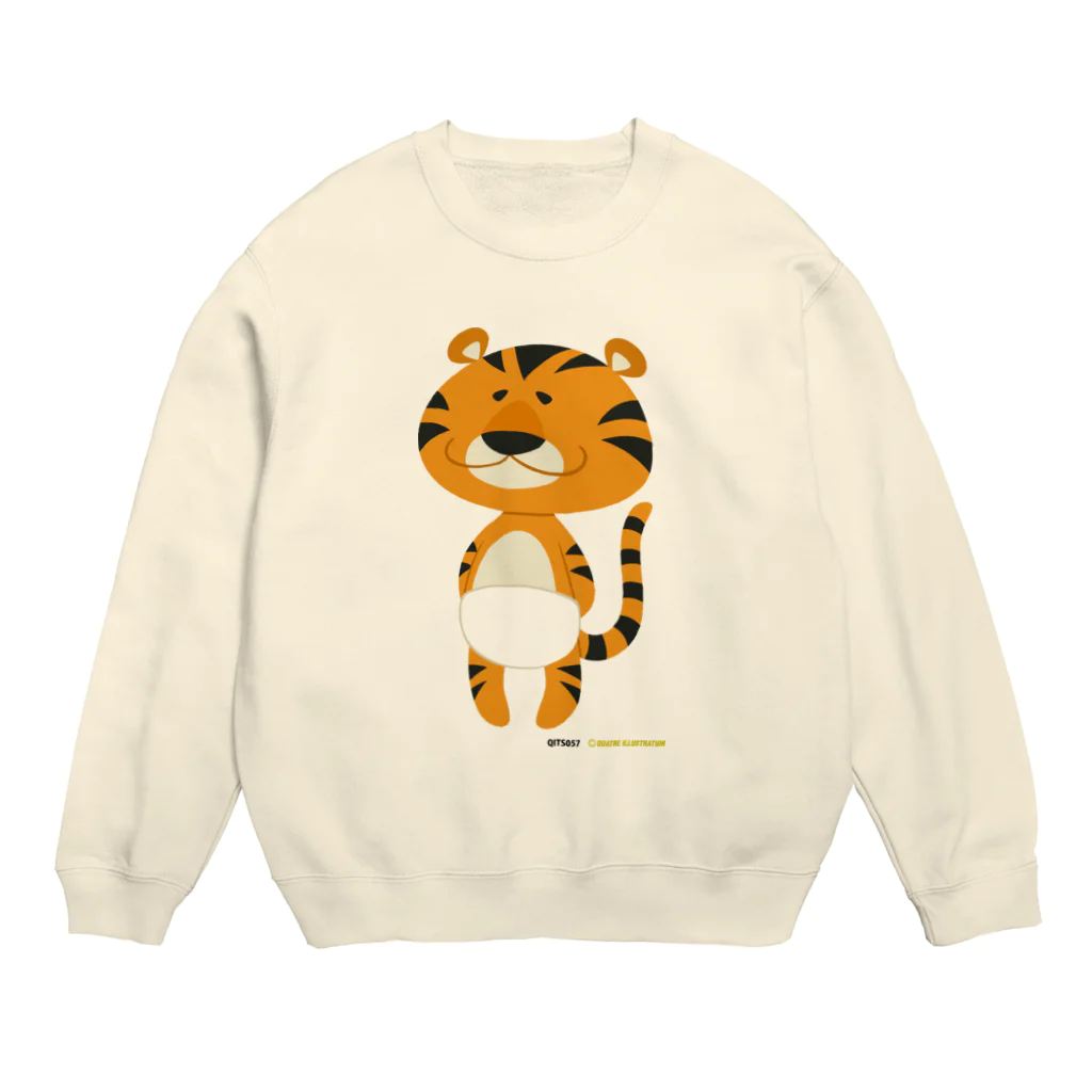 Quatre Illustrationのオムツトラ Crew Neck Sweatshirt