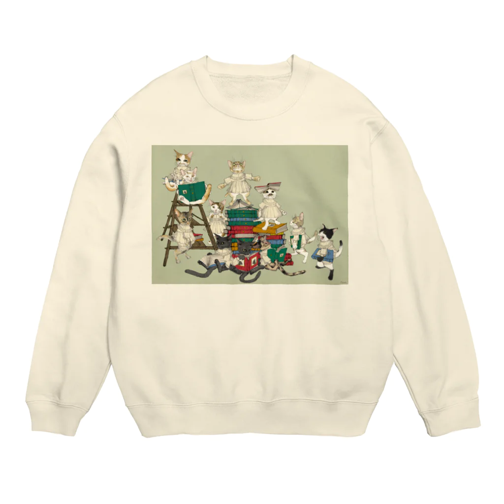 若旦那教本部及びスクウ寄宿舎のスクウ寄宿舎 Crew Neck Sweatshirt