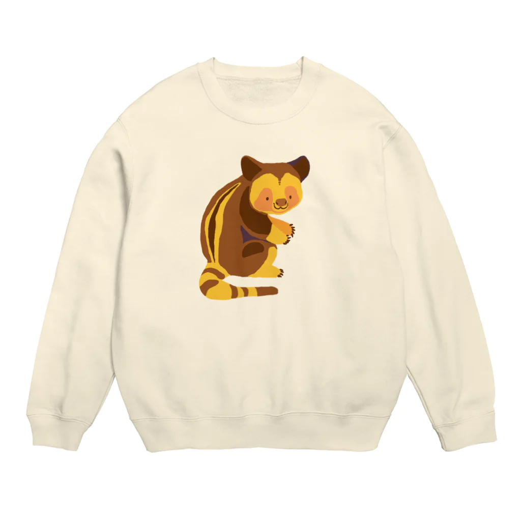 ちゃこぺん（SUZURI店）のセスジキノボリカンガルー Crew Neck Sweatshirt