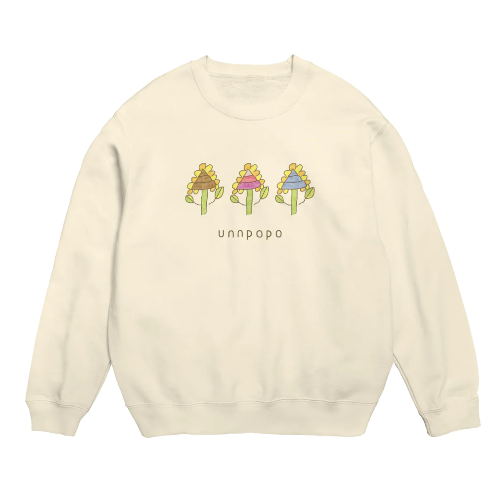 bonnnun ﾎﾞﾝﾇﾝのunnpopo ｳﾝﾎﾟﾎﾟ Crew Neck Sweatshirt