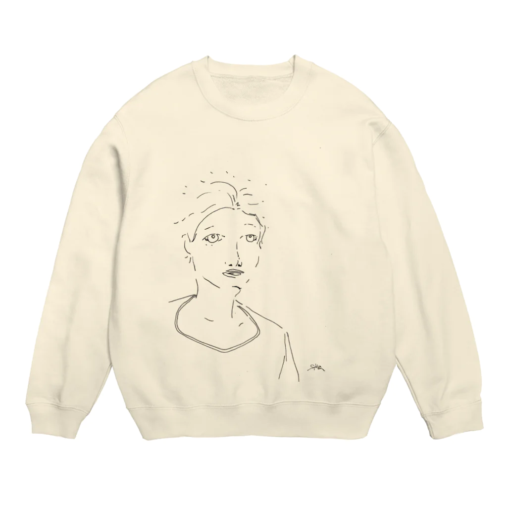 SIKA’S　BRANDのFACES#2 Crew Neck Sweatshirt