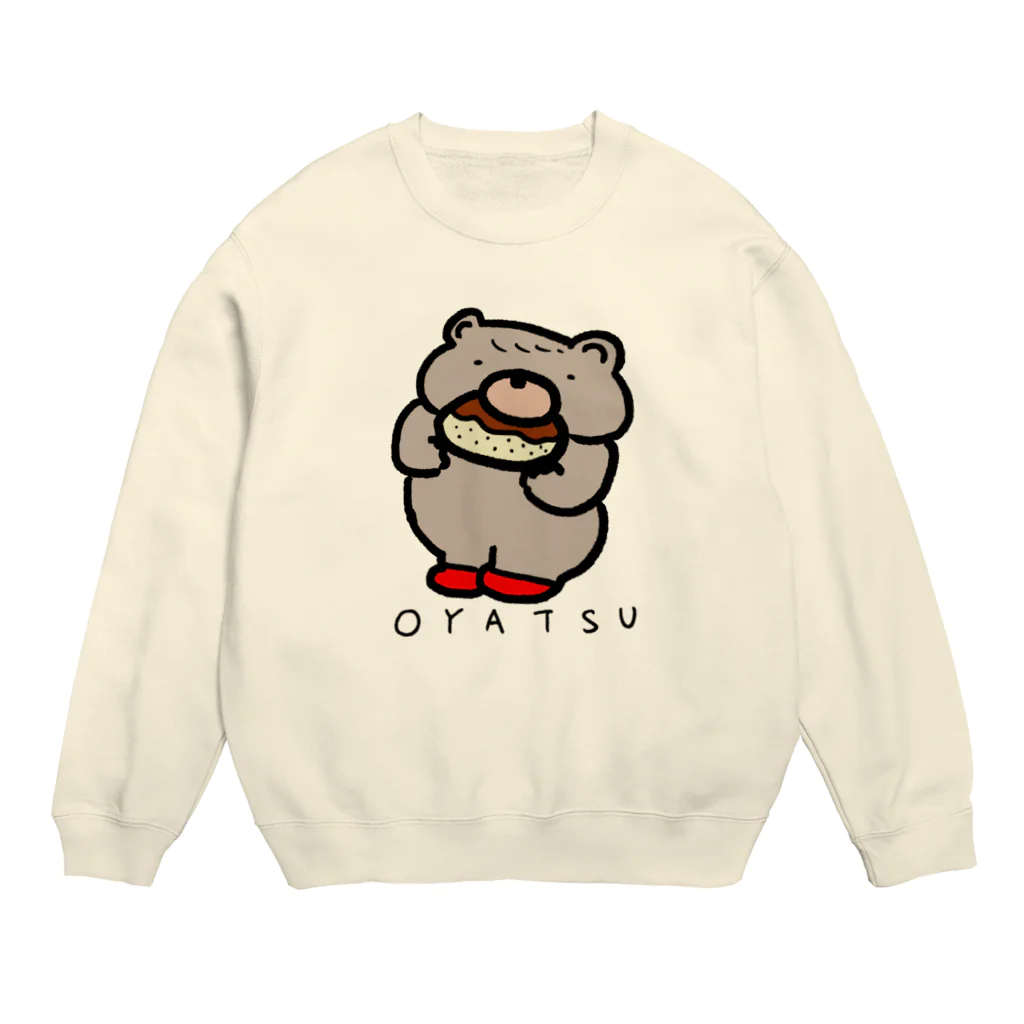 ソメカワのお土産コーナーの栗まるかじり熊 Crew Neck Sweatshirt