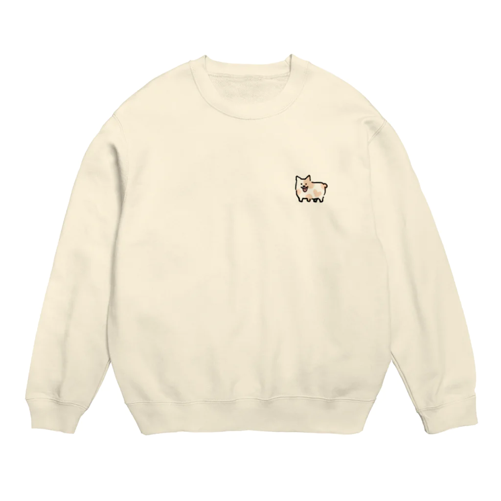 ナリさんの牛柄コーギー Crew Neck Sweatshirt