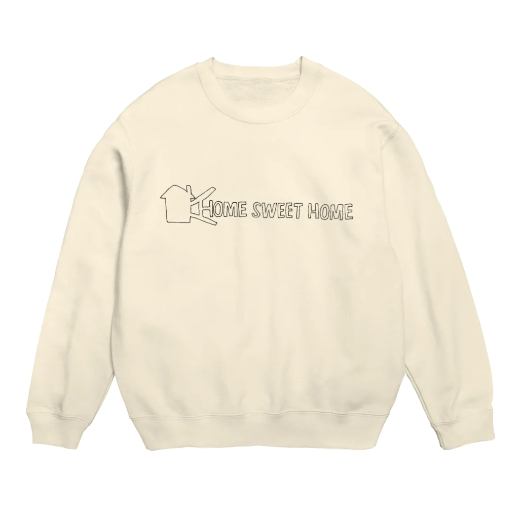 KomuのHome sweet home Crew Neck Sweatshirt