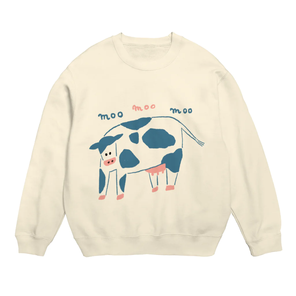 バーバラのモーモー牧場 Crew Neck Sweatshirt