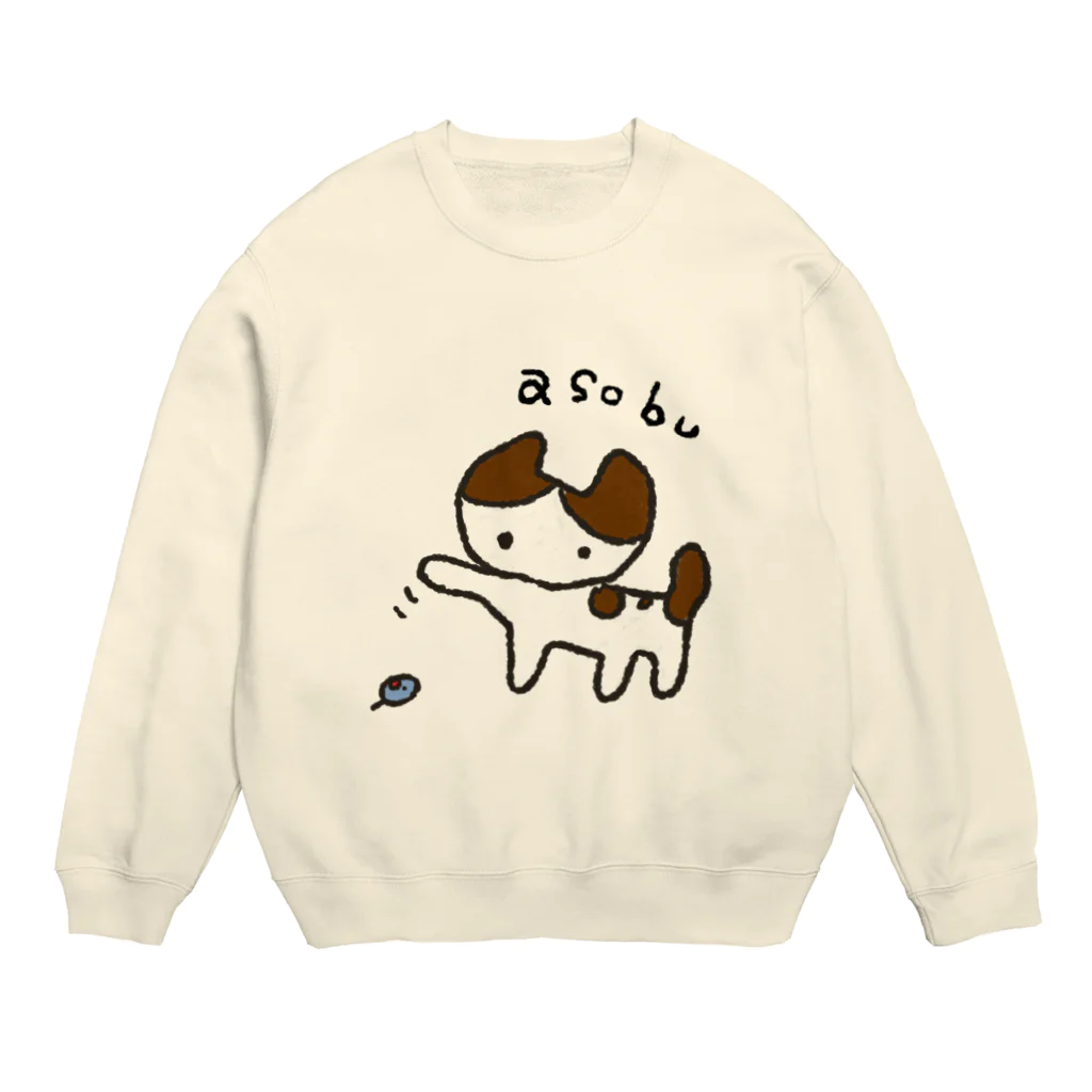 アトリエKOCKAの遊ぶねこ Crew Neck Sweatshirt