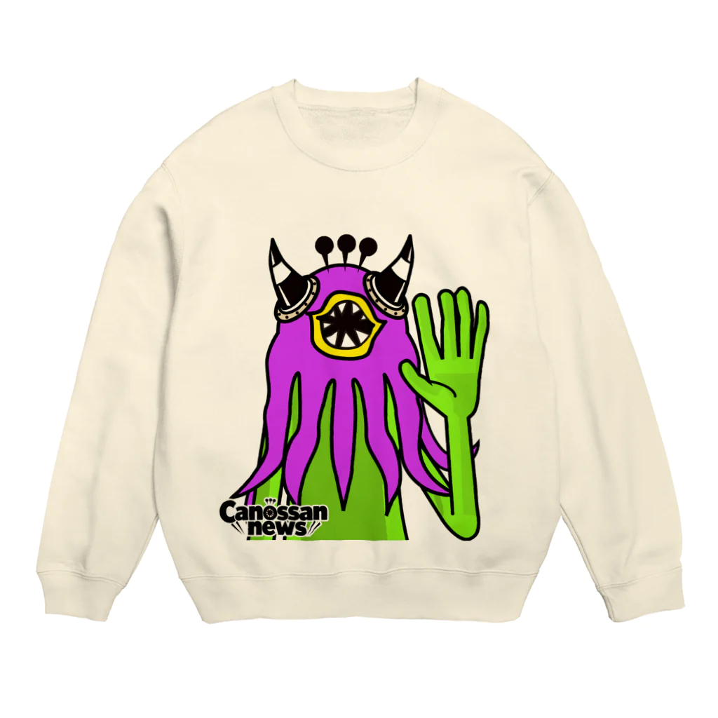 たあくんのカノッサンニュース Crew Neck Sweatshirt