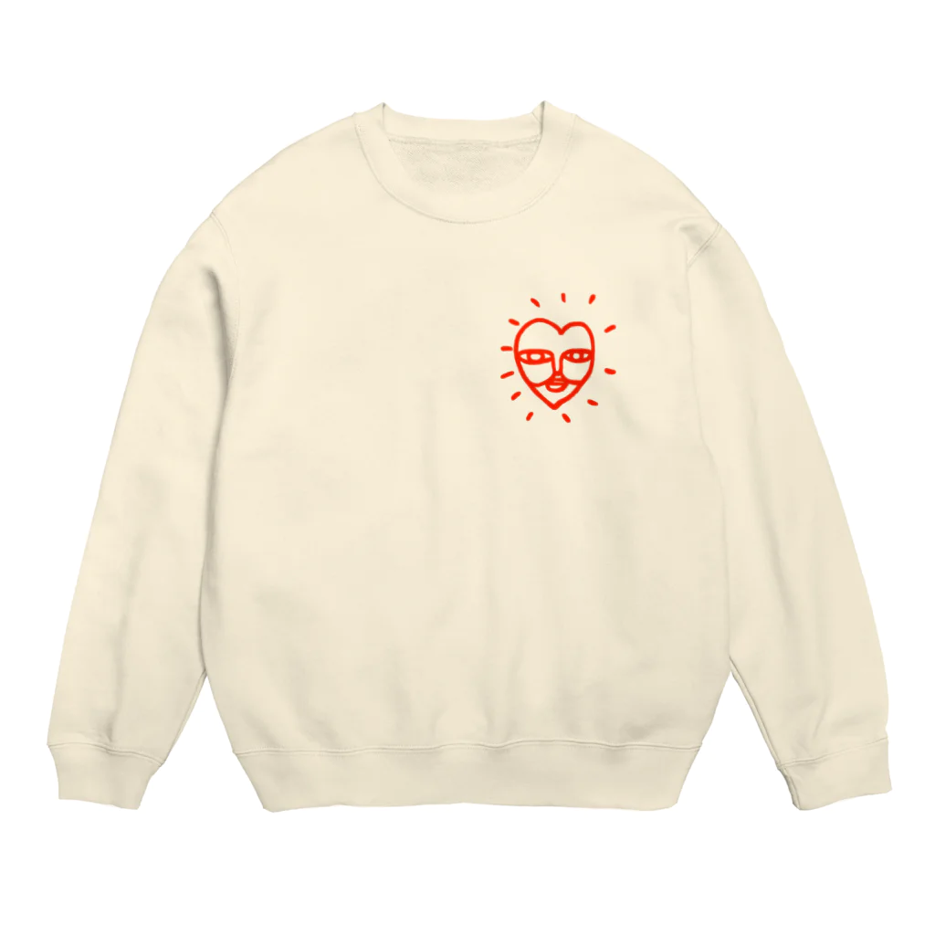 chillian235のハート Crew Neck Sweatshirt