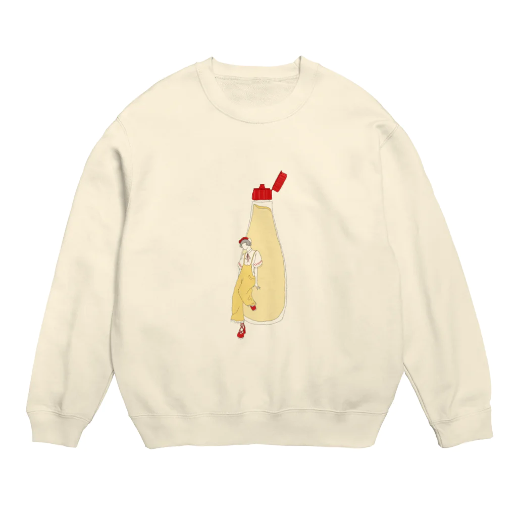 ℃иа （シア）のマヨネーズ女子 Crew Neck Sweatshirt