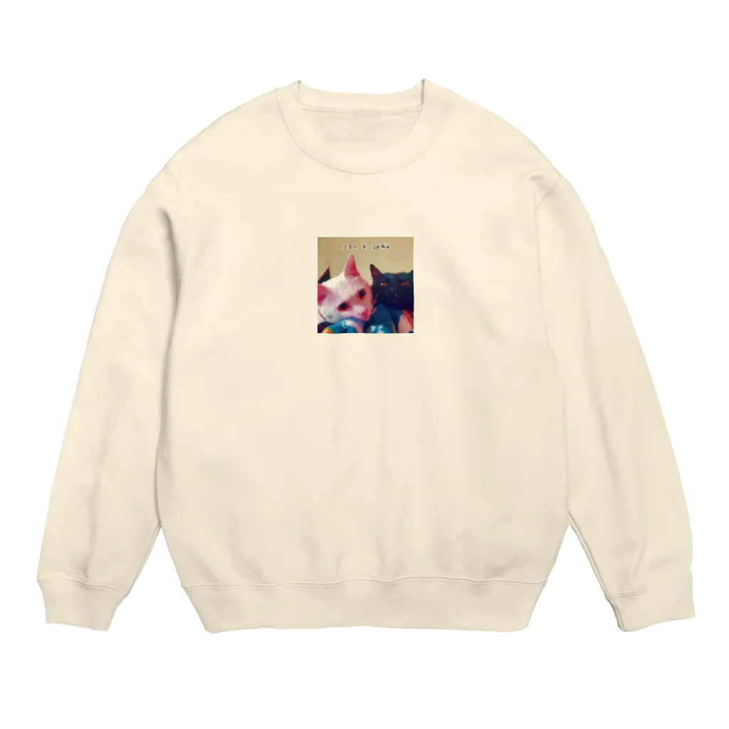 うちのネコ様のしおごま Crew Neck Sweatshirt