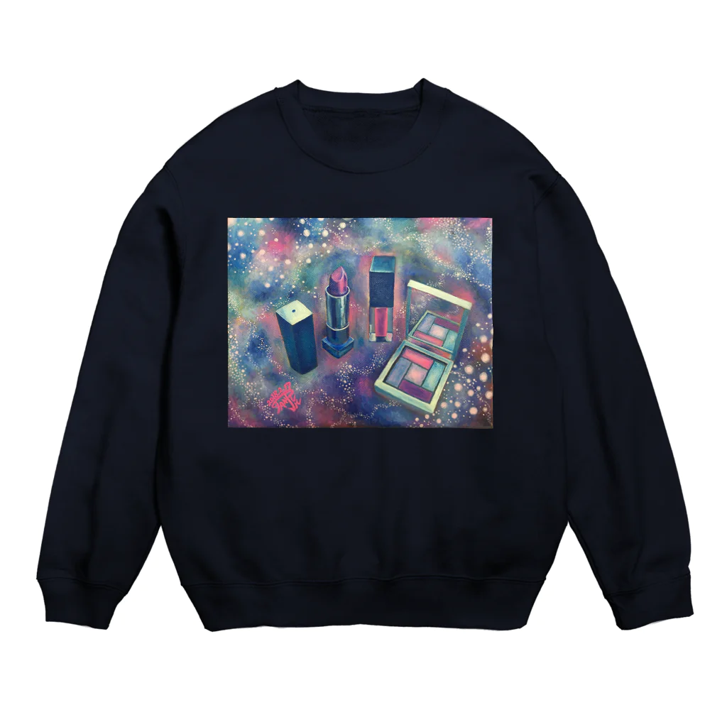 TANJIのキラキラ輝くコスメ Crew Neck Sweatshirt