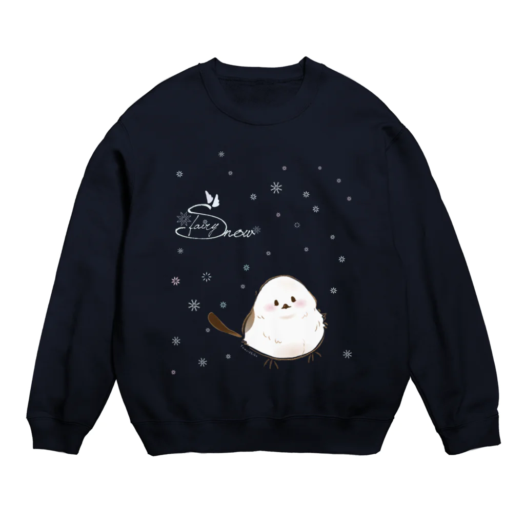 夢見る柴犬のSnow fairy Crew Neck Sweatshirt