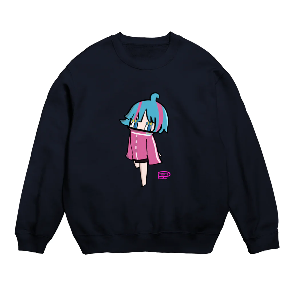 UNiCORNのミニアンネ(ピンク) Crew Neck Sweatshirt