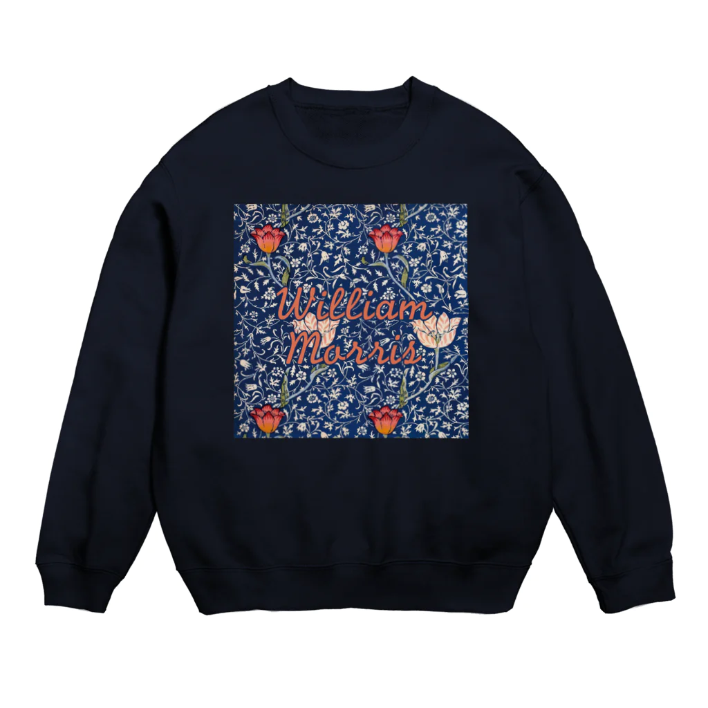 antique-museumのWilliam Morris's Medway ウィリアムモリス「メドウェイ」 Crew Neck Sweatshirt