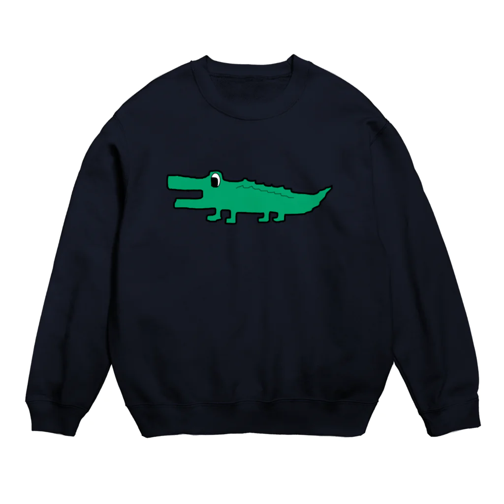 ワニチャレンジのワニチャレンジ Crew Neck Sweatshirt