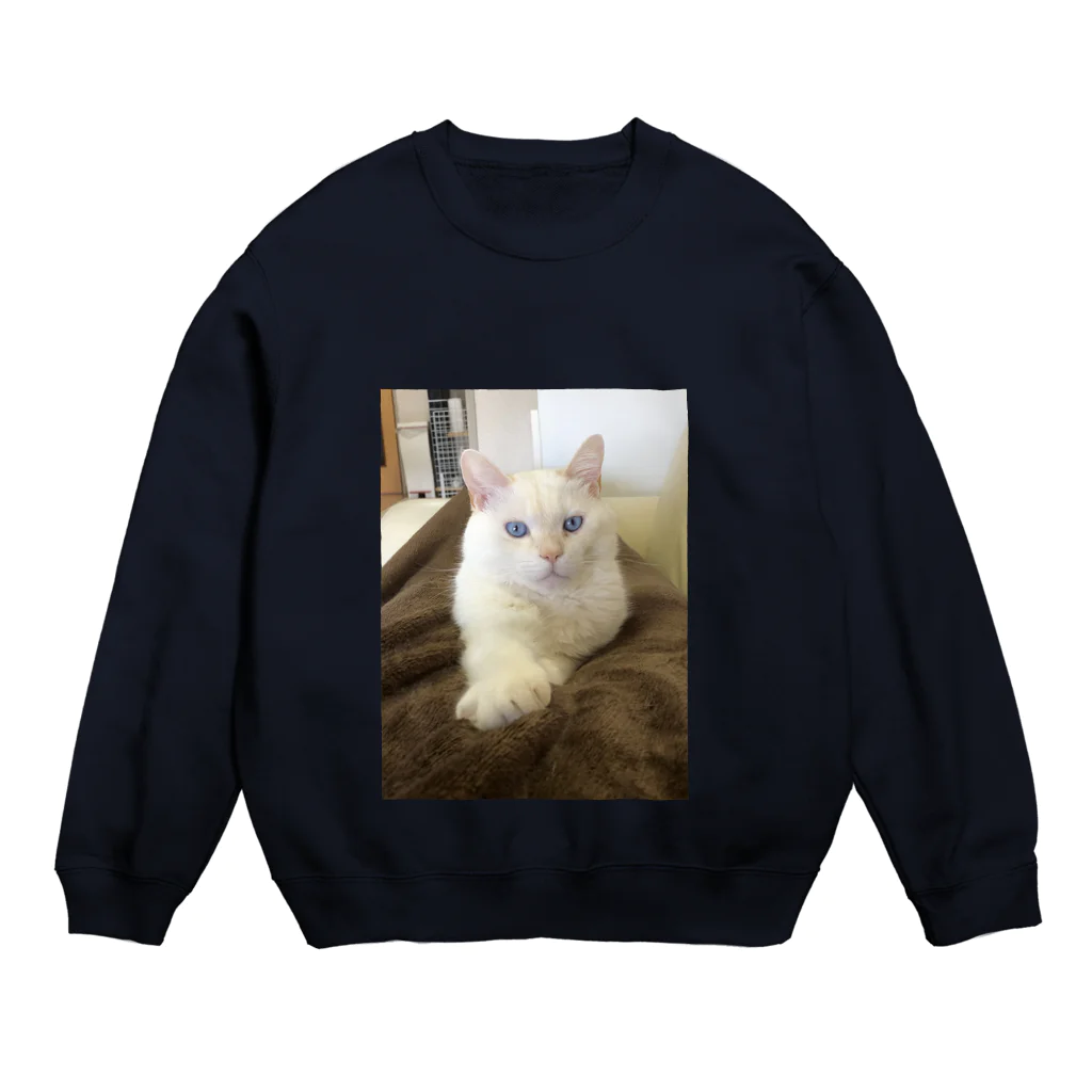 そらにも出来る保護猫支援のキリリそらくん Crew Neck Sweatshirt