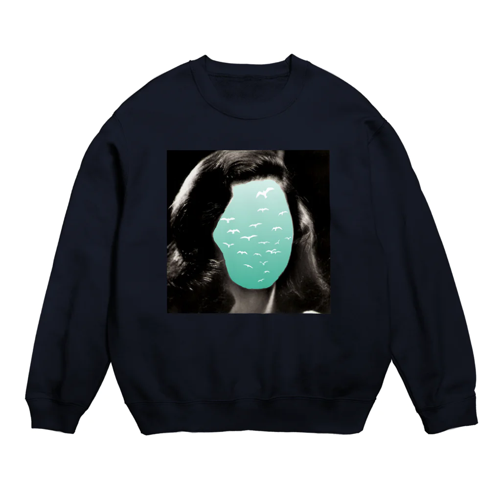 なうちのSeagull Face Crew Neck Sweatshirt