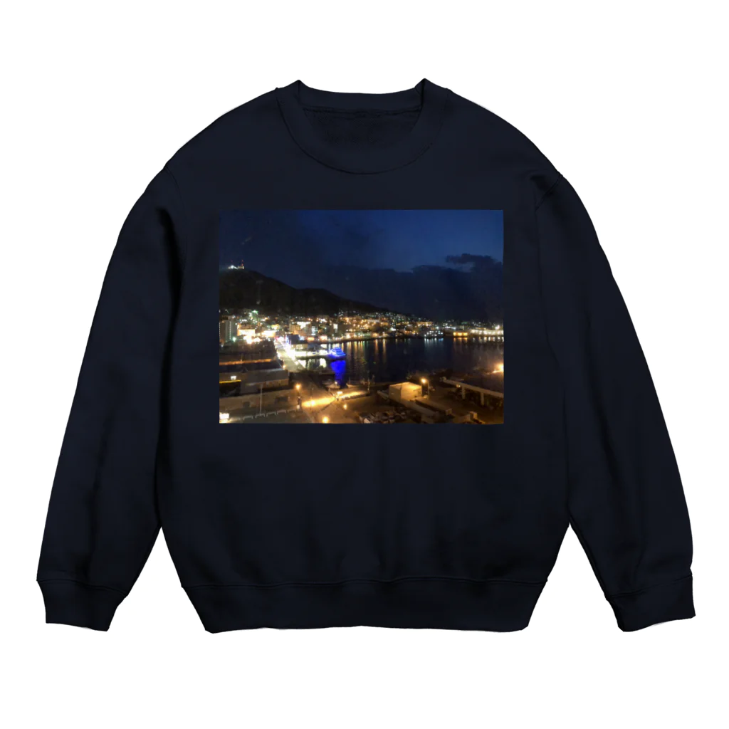 MedicalKUNのTHE★夜景② Crew Neck Sweatshirt