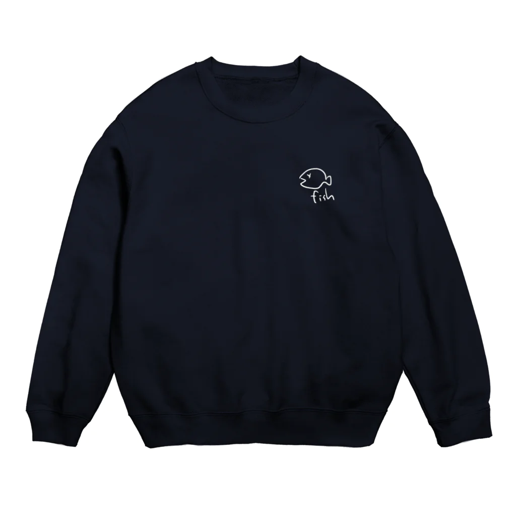 asaの泣笑魚 Crew Neck Sweatshirt