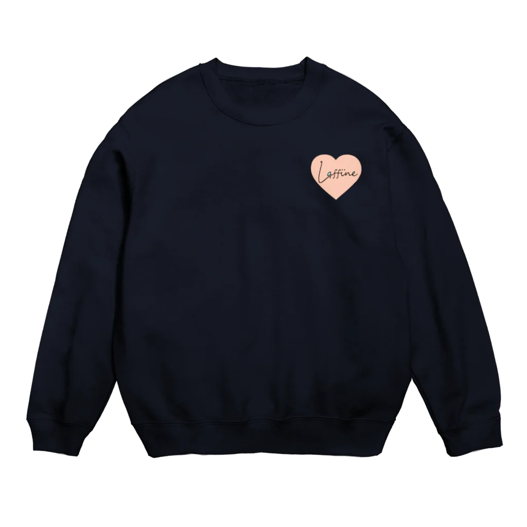 LAFFINEのLAFFINEハート型ロゴ Crew Neck Sweatshirt