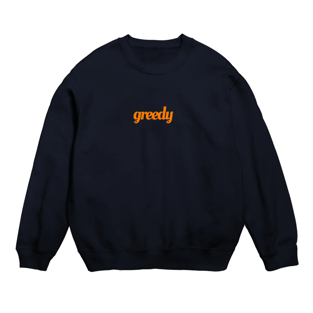 greedy_officialのgreedy ロゴ スウェット