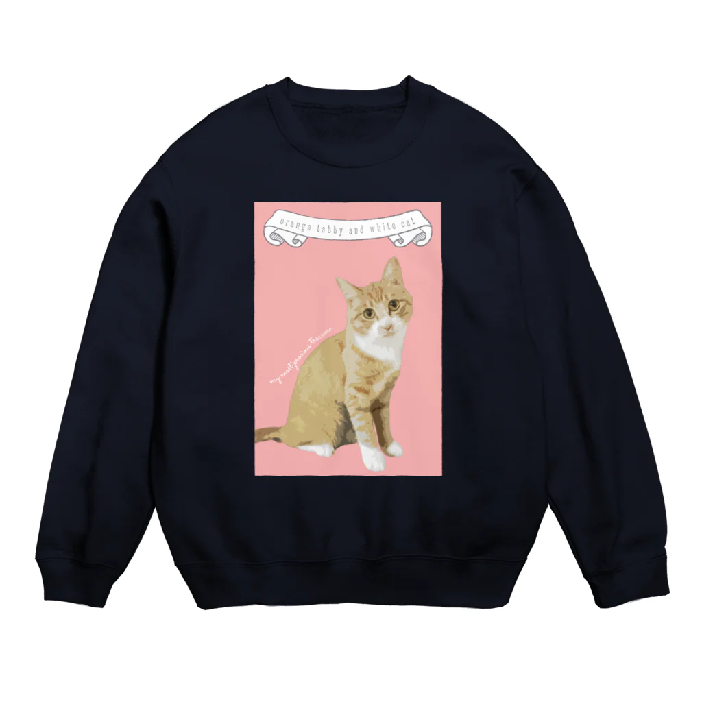 malu-charlesのにゃん Crew Neck Sweatshirt