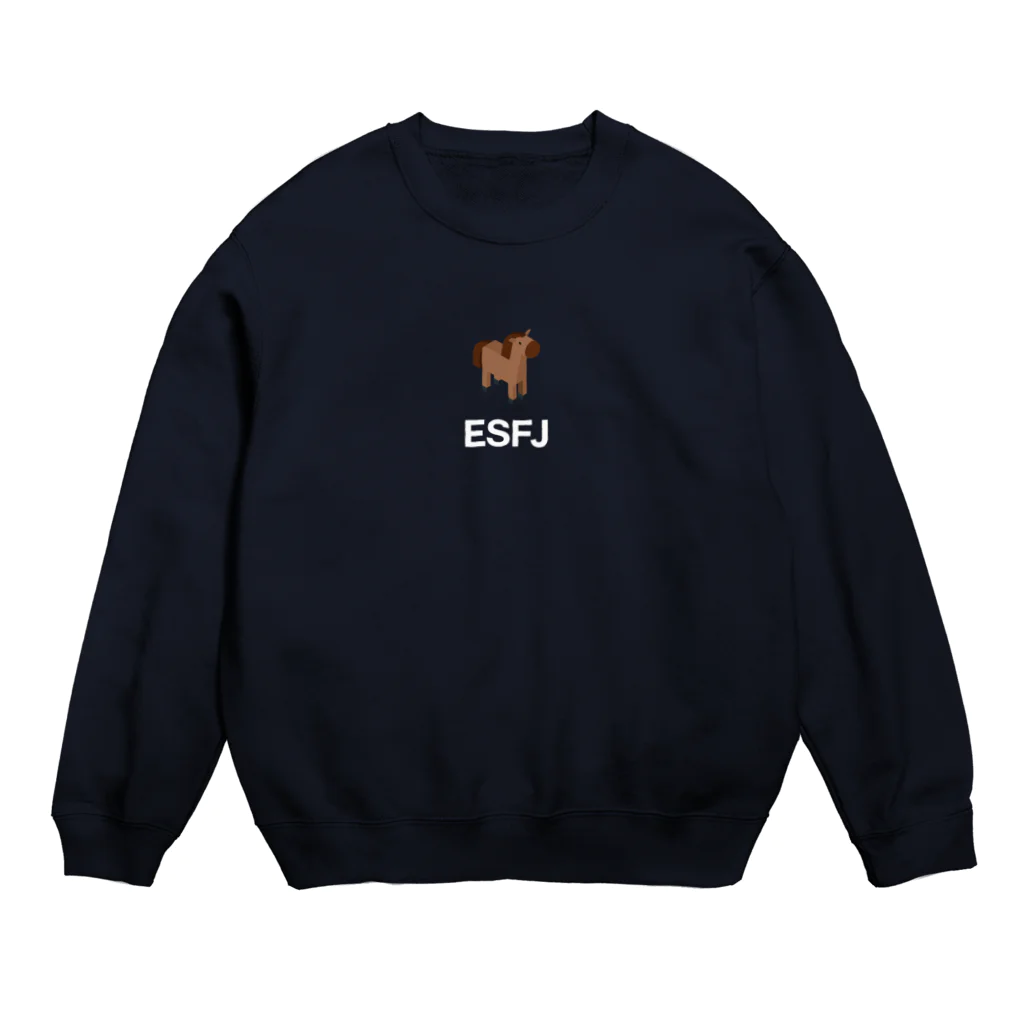 16TEST-精密性格診断テスト【公式】のウマ型のなかまたち Crew Neck Sweatshirt