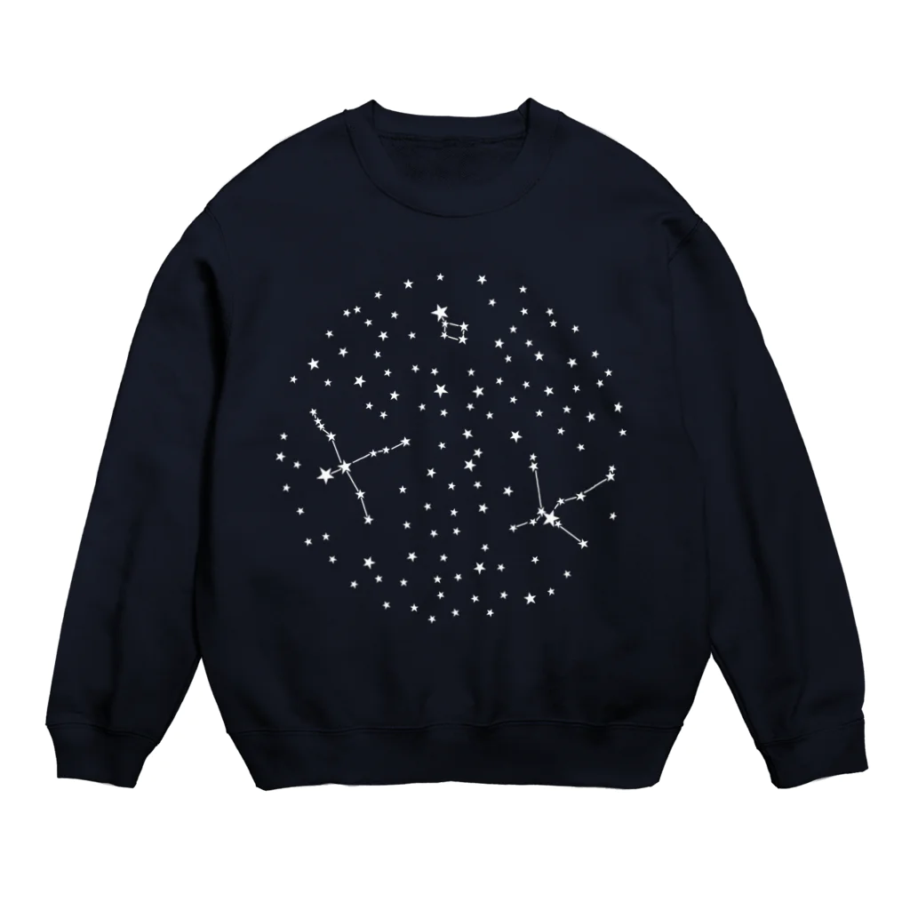 冷蔵庫からウーパールーパーの星空 Crew Neck Sweatshirt