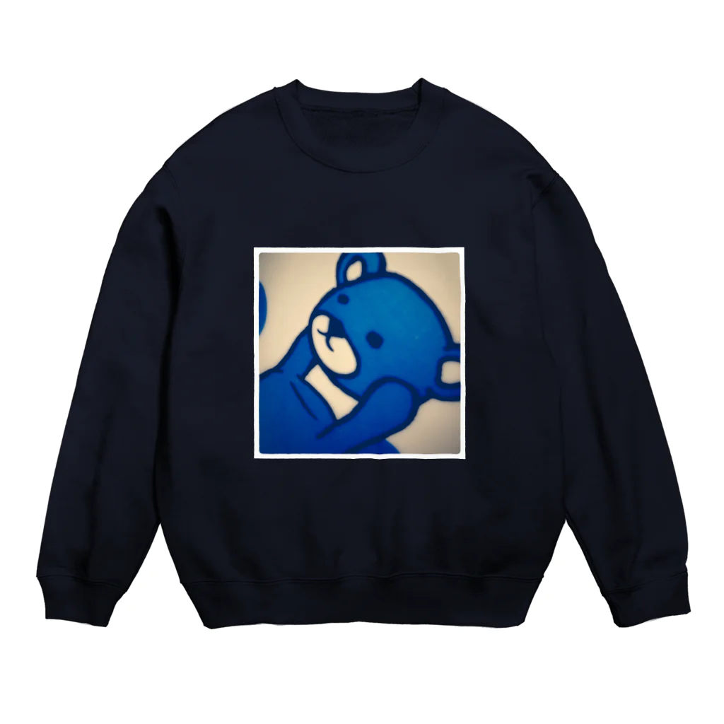 xxxwinglessの首持ちクマ Crew Neck Sweatshirt