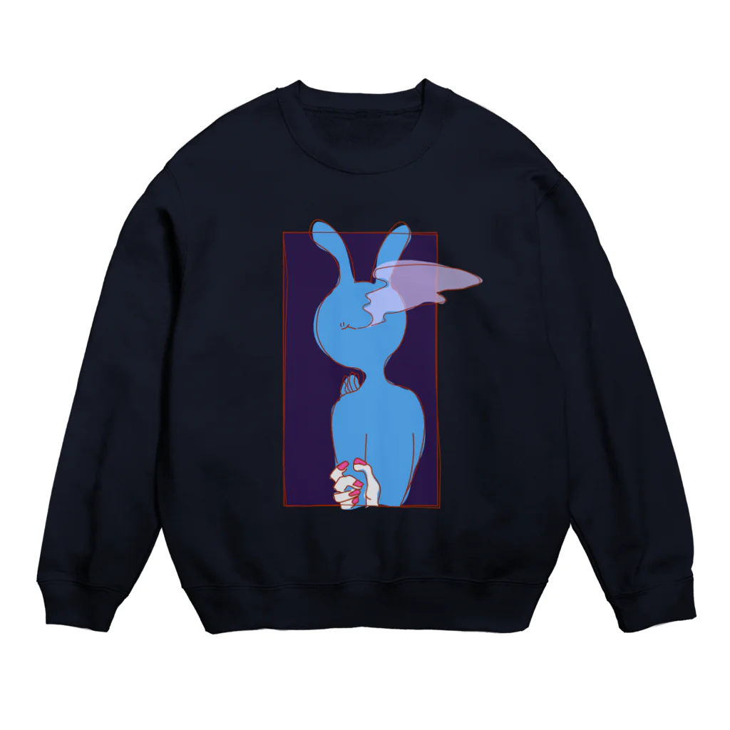 りしのみせ。のヘビースモーカーUSAOと女のグッズ Crew Neck Sweatshirt