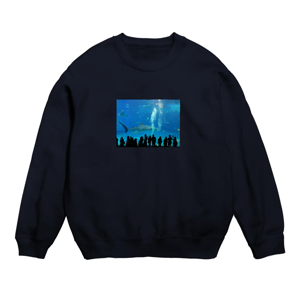 ジンベイジンベイザメのジンベイ&ジンベイ Crew Neck Sweatshirt