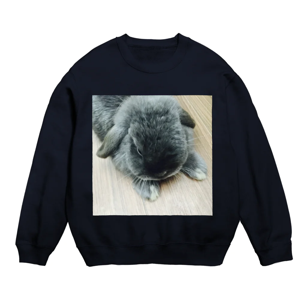 フラワーアーティスト*奈央のもふうさ Crew Neck Sweatshirt