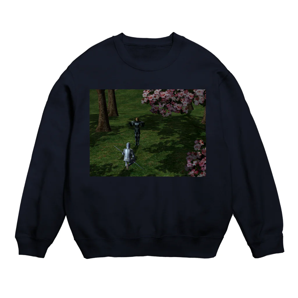 忍者３２ショップの桜の謁見 Crew Neck Sweatshirt