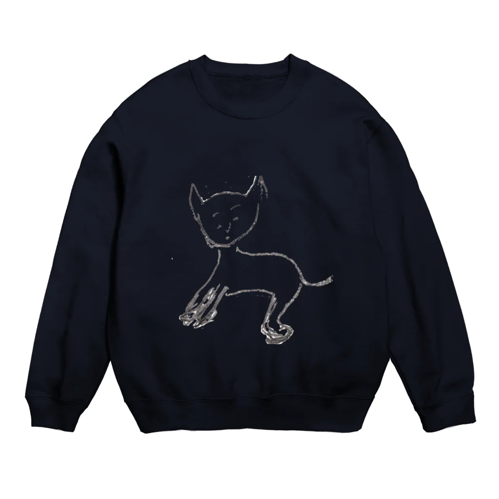 NOEの玲子「猫」あげいん Crew Neck Sweatshirt