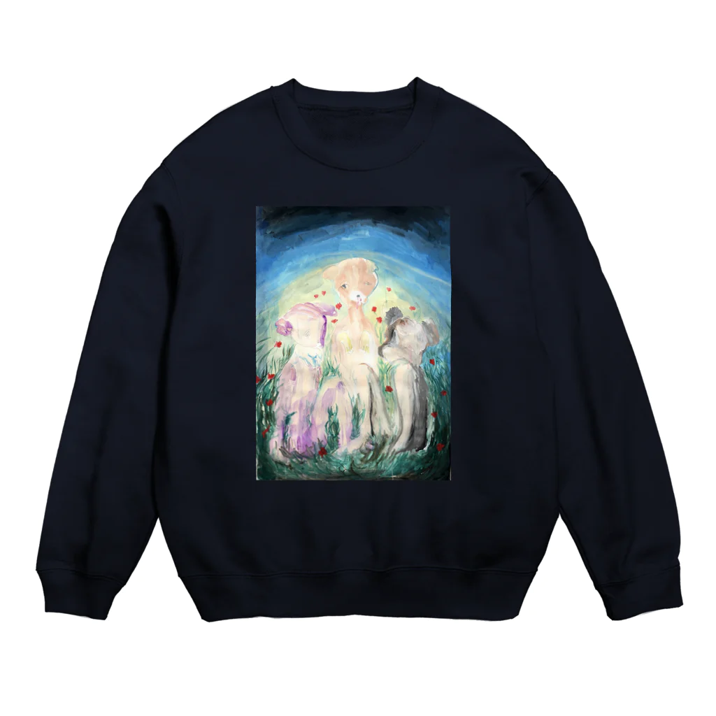 creamのimaginary three people Crew Neck Sweatshirt