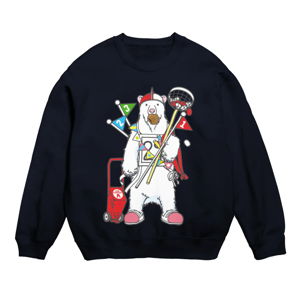 Cɐkeccooの運動会だ!シロクマだ! Crew Neck Sweatshirt